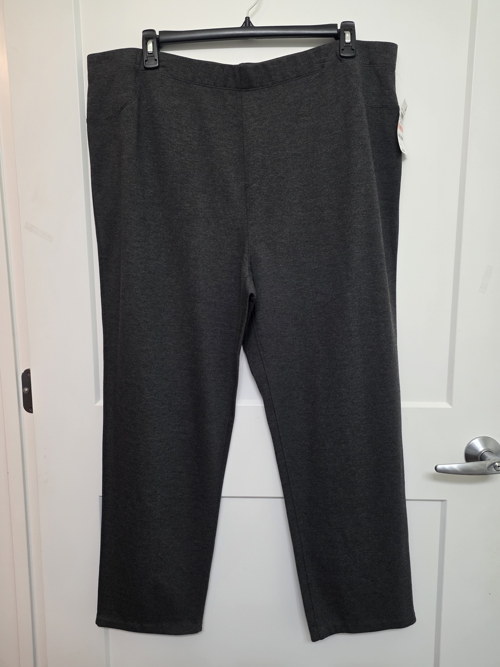 Charcoal Gray Plus Size Pull-On Pants New With Tag